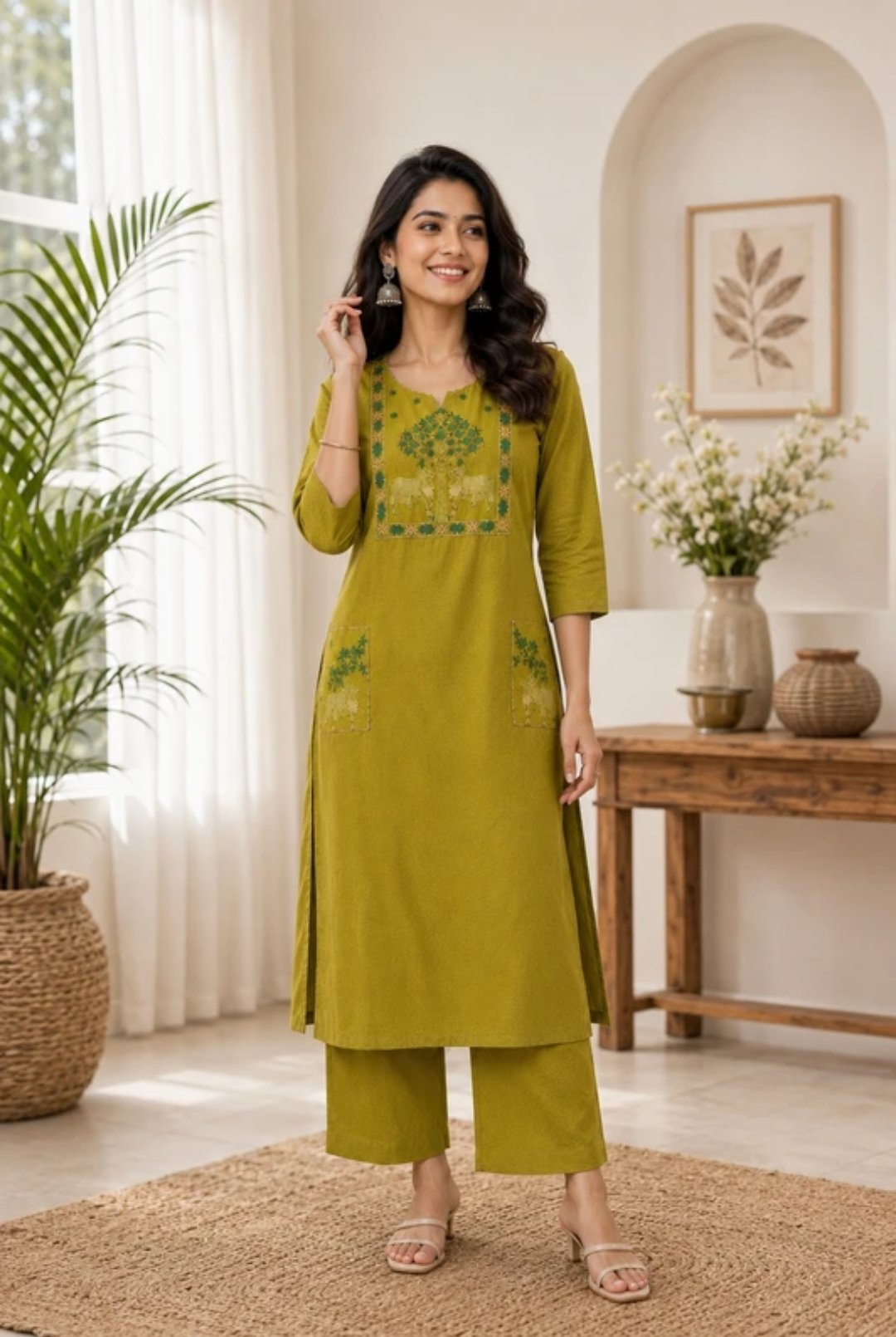 Women's Kurti & Palazzo Set